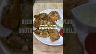 Vegan Copycat Southwestern Egg Rolls ♡ cooking vegan veganfood recipe easyrecipe food fyp [upl. by Sollars]