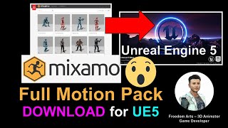 2456 Mixamo Full Motion Pack for Unreal Engine 5  Animation Sequence [upl. by Ttirrem]