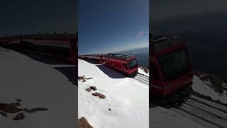 The Pikes Peak Cog Railway  A Birds Eye View [upl. by Dlonra251]