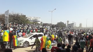 🔴Accueil Des Lions Du Sénégal 🇸🇳Champion DAfrique [upl. by Dowski]