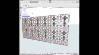 Patterns in ARCHICAD 22 curtain wall [upl. by Eekorehc]