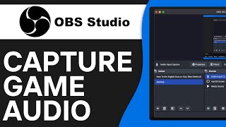 How To Only Capture Game Audio In OBS  Easy Tutorial [upl. by Ellehcrad]