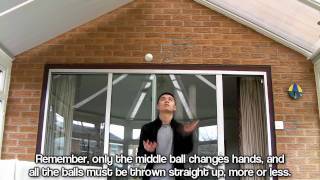 Juggling Tutorial  4 Ball Column Box Variation [upl. by Slaughter]