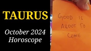 Taurus October 2024 l Urdu  Hindi [upl. by Aeirdna18]