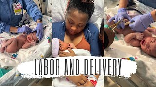 LABOR AND DELIVERY VLOG  INDUCED AT 39 WEEKS  FIRST TIME MOM [upl. by Esined419]