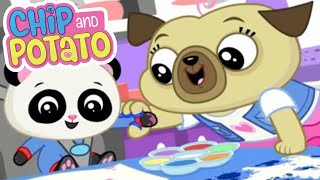 Chip and Potato  A Playdate at Nicos  Cartoons For Kids  Watch More on Netflix [upl. by Ekyt]