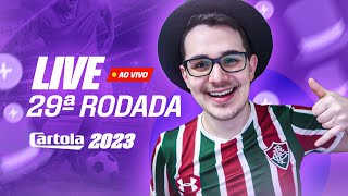 LIVE DICAS 29 RODADA  CARTOLA FC 2023  CONFIAR EM FLU E SANTOS [upl. by Allenaj]