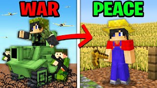 Minecraft but From WAR to PEACE… [upl. by Adnowat]