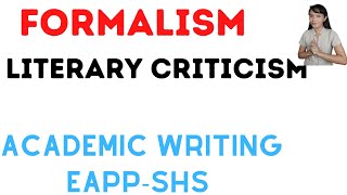 Formalism literary criticism and example Critical approach in literature [upl. by Asenav]