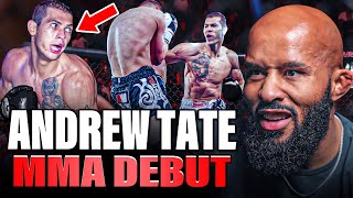 TATE Did MMA 🤯 Andrew Tate MMA DEBUT  MIGHTY MOUSE BREAKDOWN [upl. by Alfeus940]