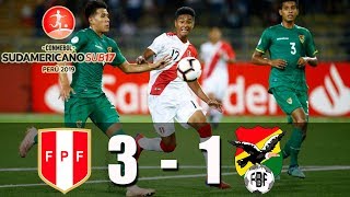 Resumen Perú vs Bolivia 27032019  Sudamericano Sub 17 [upl. by Illek608]