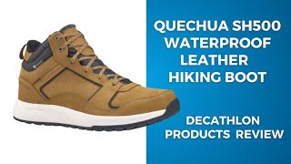 Quechua SH500 leather shoe review  Decathlon Products Review [upl. by Ericka68]