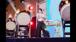 Japanese Taiko drum performance At Sake Week Thailand 2024 [upl. by Melisa]