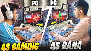 As Gaming Vs As Rana Pc Vs Pc Clash Squad Gameplay 10000 Diamonds Challenge  Garena Free Fire [upl. by Enibas]