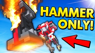 HAMMER ONLY CHALLENGE IN CLONE DRONE IN THE DANGER ZONE Clone Drone in the Danger Zone Gameplay [upl. by Pugh]