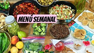 Organiza tu menú semanal  Recetas incluídas [upl. by Baldwin]