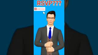 What is RSVP rsvp englishvocabulary shorts viralshorts viralvideo [upl. by Vivia]