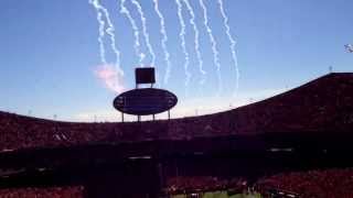 Arrowhead Stadium 49 plane flyover [upl. by Ahsael112]