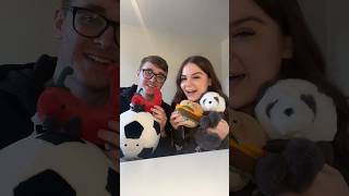 Couples Jellycat Gift Swap🎁🧸 Part 2 challenge game gift jellycat couplegoals fyp [upl. by Mahon]