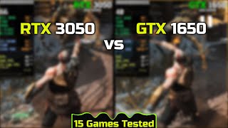 GTX 1650 4GB vs RTX 3050 8GB  Biggest Comparison  i3 10100  Desktop [upl. by Bridges]