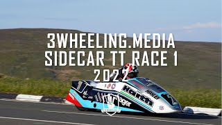 2022 3WheelingMedia Sidecar TT Race 1  Race Highlights  TT Races Official [upl. by Raynah988]