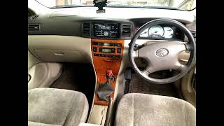 TOYOTA COROLLA MODEL 2003 NEAT CONDITION PRICE SLIGHTLY NEGOTIABLE GENUINE BUYERS PLZZ CONTACT [upl. by Nyladnohr13]