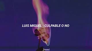 Luis Miguel  Culpable o no 《Letra》 [upl. by Dambro]