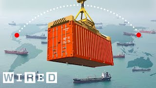 Every Stop a Shipping Container Makes from China to Chicago  WIRED [upl. by Eamon]