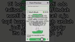 Tutorial font di zfont 3 zfont3 shorts [upl. by Eniala]