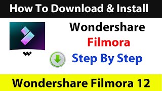 How To Download amp Install Wondershare Filmora in Computer  Full Process Step by Step filmora [upl. by Iamhaj]