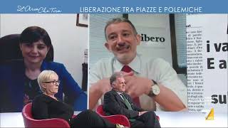 Myrta Merlino a Pietro Senaldi quotQui non cè stato un regime comunistaquot quotJack lo squartatore [upl. by Netram]