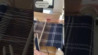 Rigid Heddle Loom Weavingweavingloom scarf handweaving handmade rigidheddleweaving hobby [upl. by Nylodam]