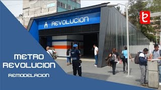 Remodelación Estación Metro Revolución wwwedemxcom [upl. by Grimaud749]