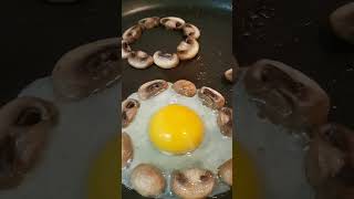 😱🔥🍳How to Cooking mushrooms and egg shortsfeegg viralvideo [upl. by Arhsub]