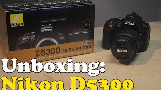 Unboxing Nikon D5300 1855mm VR II Lens Kit [upl. by Aymik]