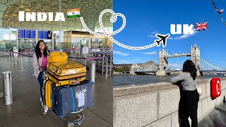 Moving to London✈️  University Movein Vlog  India🇮🇳 to United Kingdom🇬🇧 [upl. by Legin]