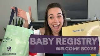 Baby Registry Boxes 2025  Who has the best box  Babylist Amazon Target and Walmart [upl. by Bagger]