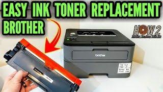 How To Replace Ink Cartridges Brother Printers Ink Toner Installation Brother Printer TN660 TN630 [upl. by Nala]