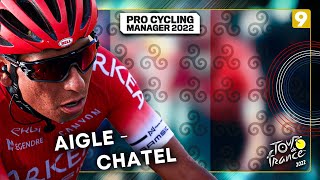 Tour de France 2022  Stage 9  Aigle  Châtel  Pro Cycling Manager 2022 [upl. by Hacim654]