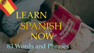 Learn Spanish in 12 Minutes  83 Words and Phrases  Say it in Spanish [upl. by Valentina]