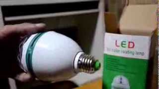 unboxing and testing out full color rotating led lamp [upl. by Anier]