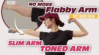 20 MIN TONED ARMS Workout with Weights  Do This to Lose Fabby Arms At Home Minimal Equipment [upl. by Raybourne]