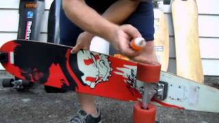 How to clean and lube skateboard bearings FAST  load with Skanunu  Centrifuge method [upl. by Fennelly]