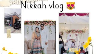 Nikkah Vlog 😻 YASMIN ❤️minivlog [upl. by Elleyoj704]