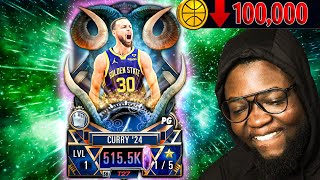 I Spent 100k Coins Trying to Pull Goat Curry in NBA 2K Mobile [upl. by Atneciv]