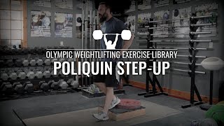 Poliquin StepUp  Olympic Weightlifting Exercise Library [upl. by Groeg]