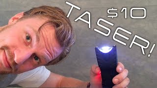 Testing the Cheapest Taser on Amazon on myself [upl. by Ransom]