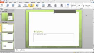 How to Apply Slide Transitions in a PowerPoint Presentation [upl. by Ducan885]