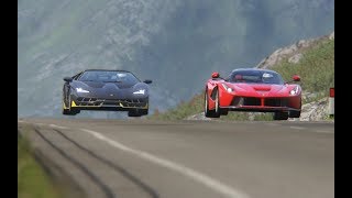 Lamborghini Centenario vs Ferrari LaFerrari at Highlands [upl. by Elise764]