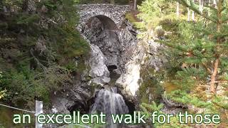 Falls of Bruar Walk behind House of Bruar Pitlochry Perthshire Scotland [upl. by Noni]